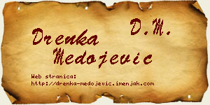 Drenka Medojević vizit kartica